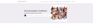 immunisationcoalition.org.au Screenshot