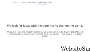 impactchallenge.withgoogle.com Screenshot