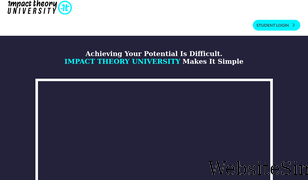 impacttheoryuniversity.com Screenshot