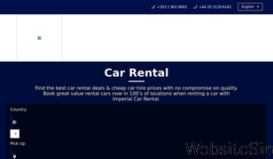 imperial-car-rental.com Screenshot