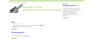 impf-info.de Screenshot