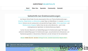 impotenz-selbsthilfe.org Screenshot