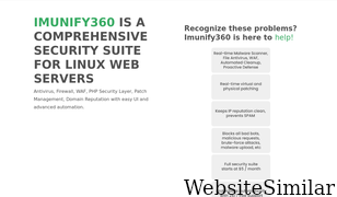 imunify360.com Screenshot