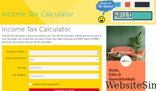incometaxcalculator.org.uk Screenshot