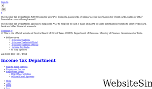 incometaxindia.gov.in Screenshot