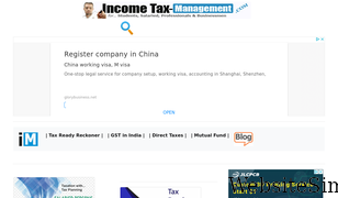 incometaxmanagement.com Screenshot