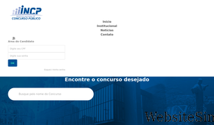 incpconcursos.org.br Screenshot