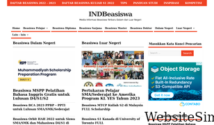 indbeasiswa.com Screenshot