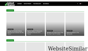 indeedfinance.com Screenshot