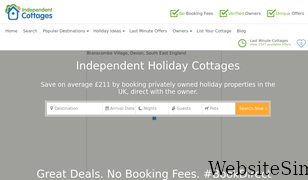 independentcottages.co.uk Screenshot