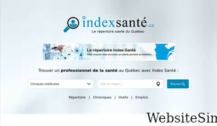 indexsante.ca Screenshot