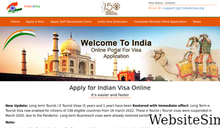 indiaevisas.org Screenshot