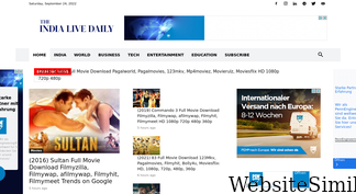 indialivedaily.com Screenshot