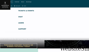 indianapolissymphony.org Screenshot