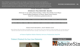 indianpalmreading.blogspot.com Screenshot