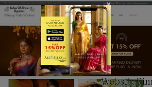 indiansilkhouseagencies.com Screenshot