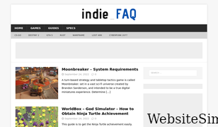 indiefaq.com Screenshot