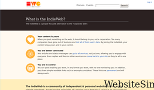 indieweb.org Screenshot
