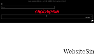 indonesiashop.com.ar Screenshot