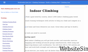 indoorclimbing.com Screenshot