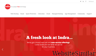indra.com Screenshot