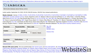 inducks.org Screenshot