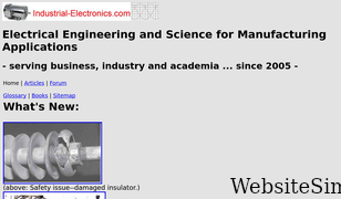 industrial-electronics.com Screenshot