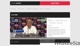 infinisport.fr Screenshot