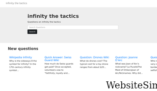 infinitythetactics.com Screenshot