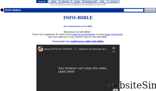 info-bible.org Screenshot