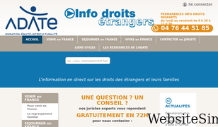 info-droits-etrangers.org Screenshot