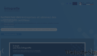 infogreffe.fr Screenshot