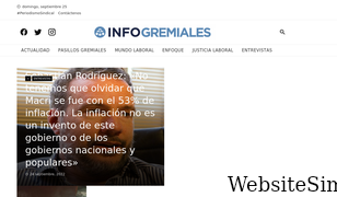 infogremiales.com.ar Screenshot