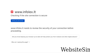 infolex.lt Screenshot