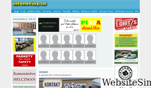 infonoviny.sk Screenshot