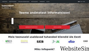 infopank.ee Screenshot