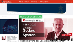informatiquenews.fr Screenshot