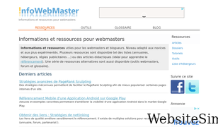 infowebmaster.fr Screenshot