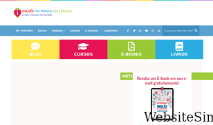 inglesnapontadalingua.com.br Screenshot