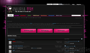 iniuria.us Screenshot