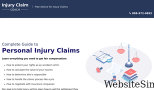injuryclaimcoach.com Screenshot