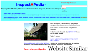 inspectapedia.com Screenshot