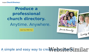 instantchurchdirectory.com Screenshot