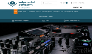 instrumentalparts.com Screenshot