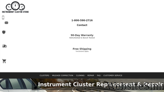 instrumentclusterstore.com Screenshot