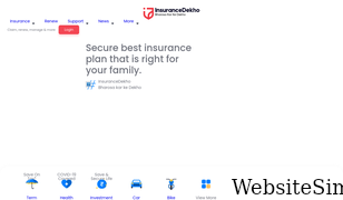 insurancedekho.com Screenshot