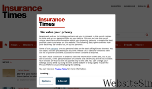 insurancetimes.co.uk Screenshot
