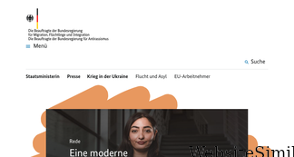 integrationsbeauftragte.de Screenshot