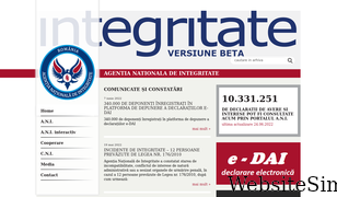 integritate.eu Screenshot