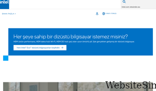 intel.com.tr Screenshot
